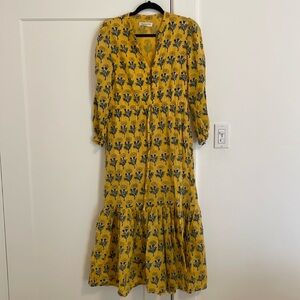 Emerson Fry India Collection Block Print Dress